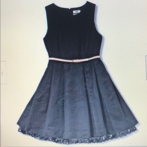 NWT Jason Wu Blk Flared Dress w/ Nude Patent Belt - Picture 2 of 8